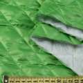 Тканина плащова стьобана ромби 7х5 см зелена, ш.150 оптом