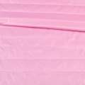 Ткань плащевая стеганая на подкладке полоска 5см розовая, ш.150 оптом