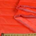 Ткань плащевая стеганая на подкладке полоска 5см оранжевая, ш.150 оптом