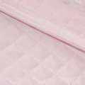 Ткань подкладочная стеганая бледно-розовая "квадрат" ш.150 оптом
