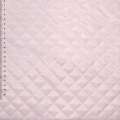 Тканина підкладкова стьобана блідо-рожева "квадрат" ш.150 оптом