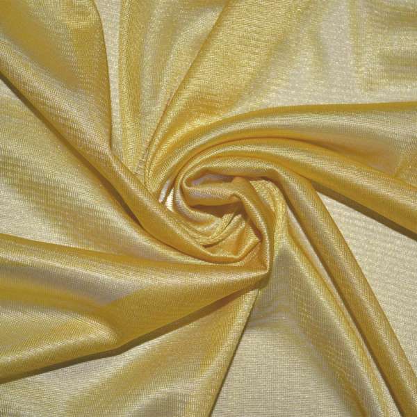 Тканина підкладкова трикотажна золотисто-жовта ш.155 оптом