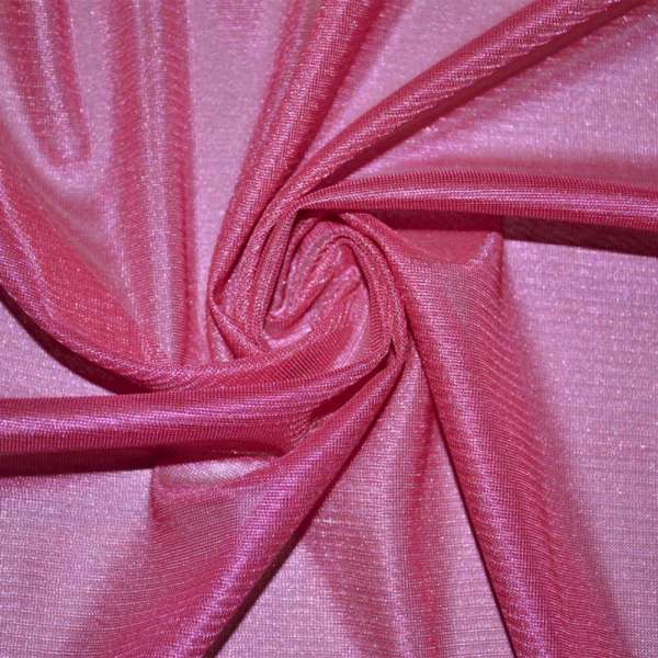 Ткань подкладочная трикотажная розовая насыщенная ш.150 оптом