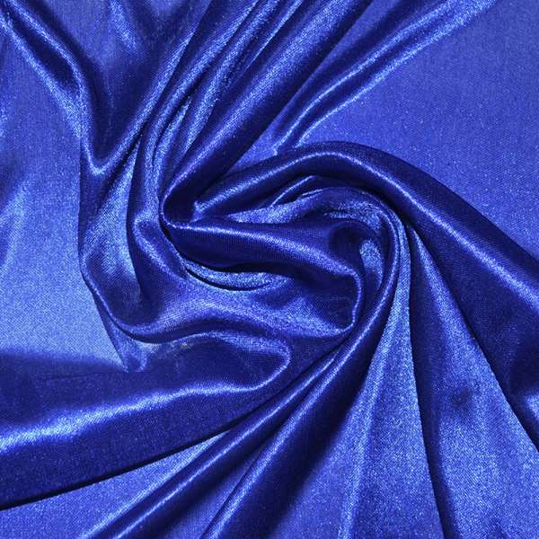 Тканина підкладкова трикотажна синя ш.150 оптом