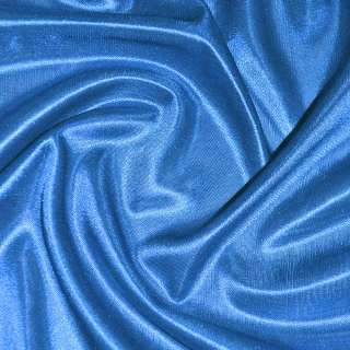 Ткань подкладочная трикотажная синяя ш.150 оптом