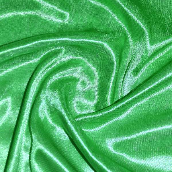 Ткань подкладочная трикотажная зеленая ш.150 оптом