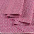 Рогожка костюмна рожево-сіра ш.150 оптом