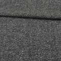 Рогожка букле костюмна чорно-сіра ялинка меланж, ш.153 оптом