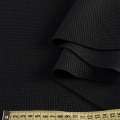 Рогожка костюмна стрейч з віскозою чорна в рельєфну клітину, ш.130 оптом