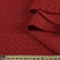 Рогожка костюмная красная, ш.150 оптом