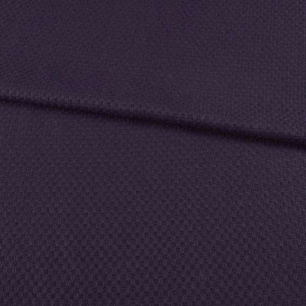 Рогожка костюмная клетка плетение фиолетовая, ш.147 оптом