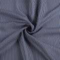 Сорочкова тканина в смужку 2мм синю, сіру, ш.150 оптом