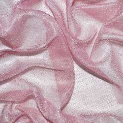 Трикотаж бледно-розовый с метанитью ш.110