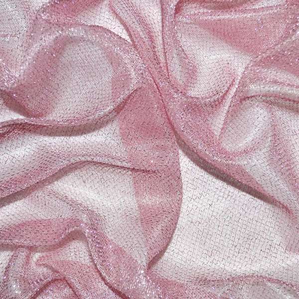 Трикотаж блідо-рожевий з метанітью ш.110 оптом
