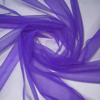 Сетка трикотажная прозрачная мягкая фиолетовая ш.160 оптом