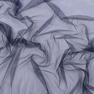 Сетка мягкая тонкая синяя темная (оттенок), ш.160 оптом