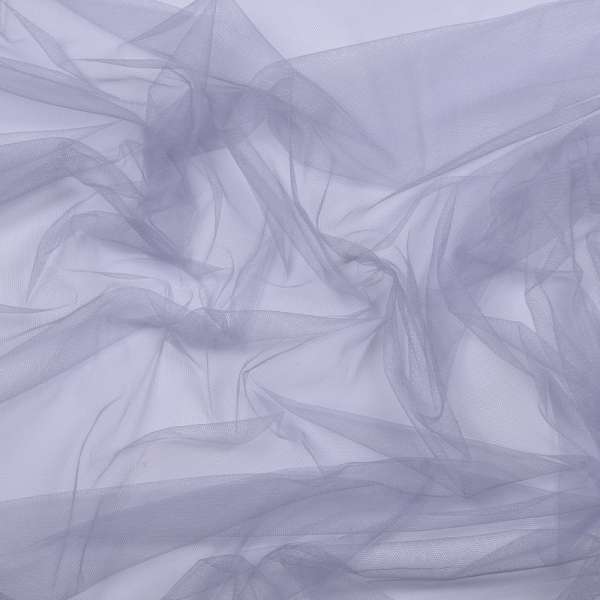 Сетка мягкая тонкая серая светлая (оттенок) ш.160 оптом