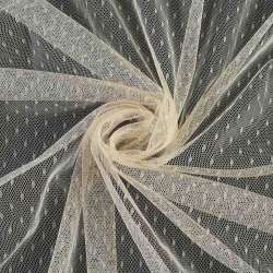 Сетка мушка мелкая кремовая ш.160