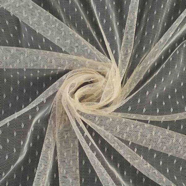 Сетка мушка мелкая кремовая ш.160 оптом