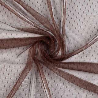 Сетка мушка мелкая коричневая темная, ш.150 оптом