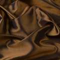 Тафта коричневая темная с золотым отливом, ш.150 оптом
