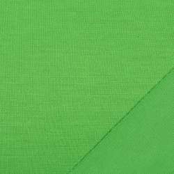 Трикотаж костюмний двосторонній зелений, ш.150