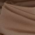 Трикотаж костюмный стрейч облегченный коричневый светлый ш.160 оптом