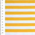 Трикотаж с вискозой в полоски 11мм белые и желтые ш.174 оптом