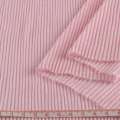 Трикотаж гофре рожевий блідий ш.160 (продається в натягнутому вигляді) оптом