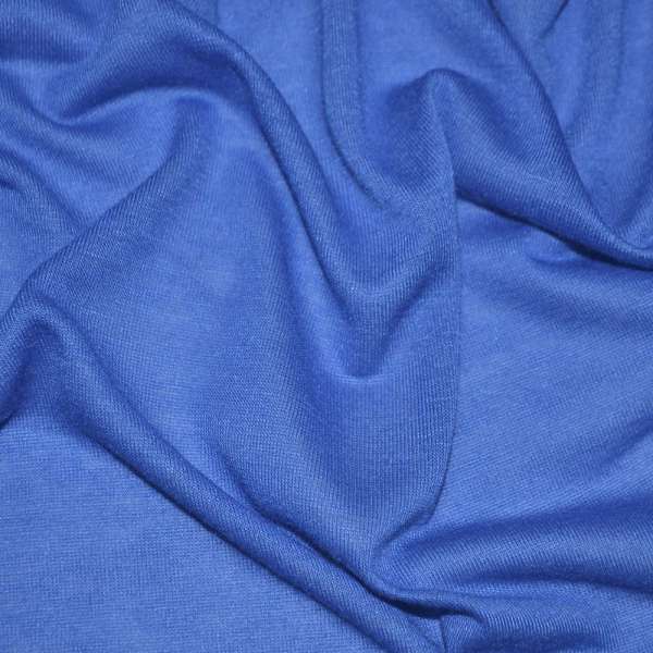 Трикотаж облегченный синий светлый ш.160 оптом
