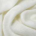 Трикотаж з шерстю в'язаний білий ш.180 оптом