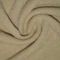 Трикотаж з шерстю в'язаний гірчичний світлий ш.170 оптом