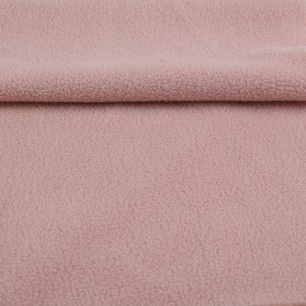 Флис розовый светлый пудровый ш.160 оптом