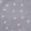 Фліс сірий світлий, молочні зірки, ш.171 оптом
