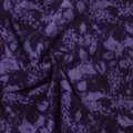 Фліс фиолетовий, бузкові квіти, ш.173 оптом