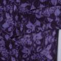Флис фиолетовый, сиреневые цветы, ш.173 оптом
