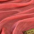 Шифон блискучий жатий рожевий яскравий ш.150 оптом