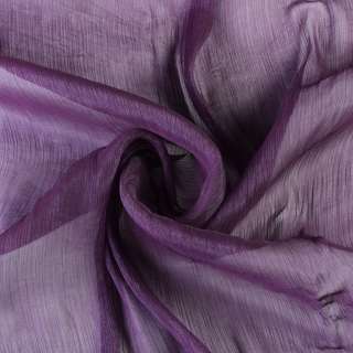 Шифон блестящий жатый фиолетовый темный ш.150 оптом