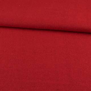 Рогожка пальтовая с шерстью красная, ш.155 оптом