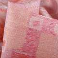 Жаккард розово-оранжевый с органзой ш.158 оптом