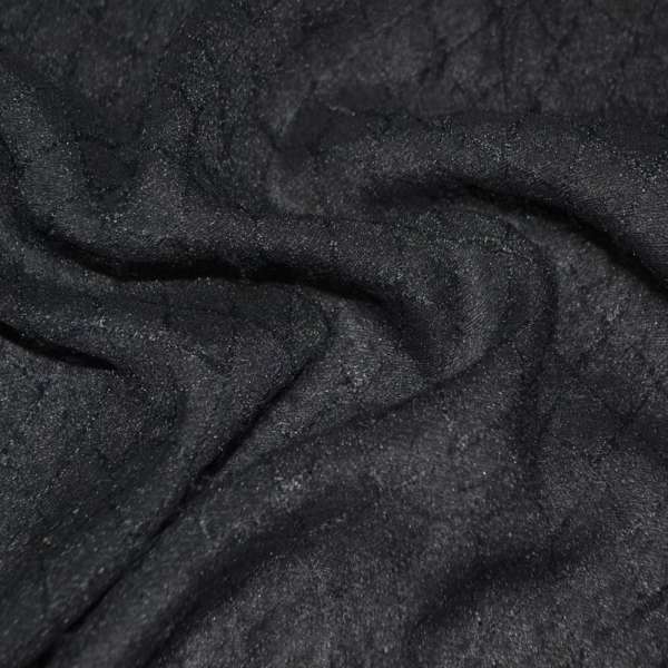 Жаккард костюмний стрейч чорний ш.105 оптом