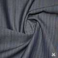 Шерсть костюмна з шовком в смужку синю світлу сіра, ш.155 оптом