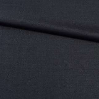 Напіввовна костюмна стрейч синя темна, ш.157 оптом
