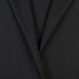Напівшерсть костюмна стрейч в точку сіру світлу чорна, ш.160 оптом