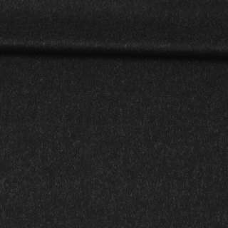 Шерсть костюмная с кашемиром GERRY WEBER черная с серыми ворсинками ш.160 оптом