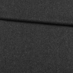 Шерсть костюмна з кашеміром сіра темна, ш.150