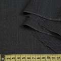 Шерсть костюмная с шелком в точку черно-серая, ш.152 оптом