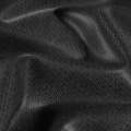 Шерсть костюмная полированная в черточки серая темная CERRUTI, ш.150 оптом