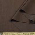 Шерсть костюмна стрейч коричнева темна, ш.153 оптом