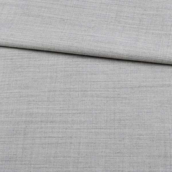 Тканина костюмна з шерстю і льоном сірий світлий, ш.155 оптом